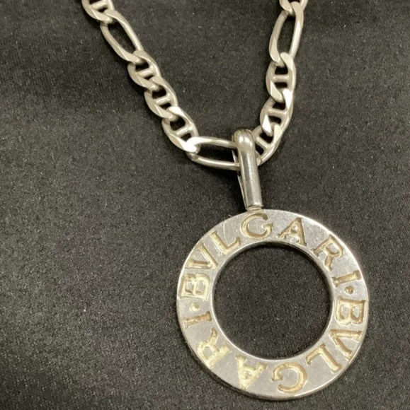 Authentic BVLGARI PENDANT WITH 925 NECKLACE - Picture 2 of 2